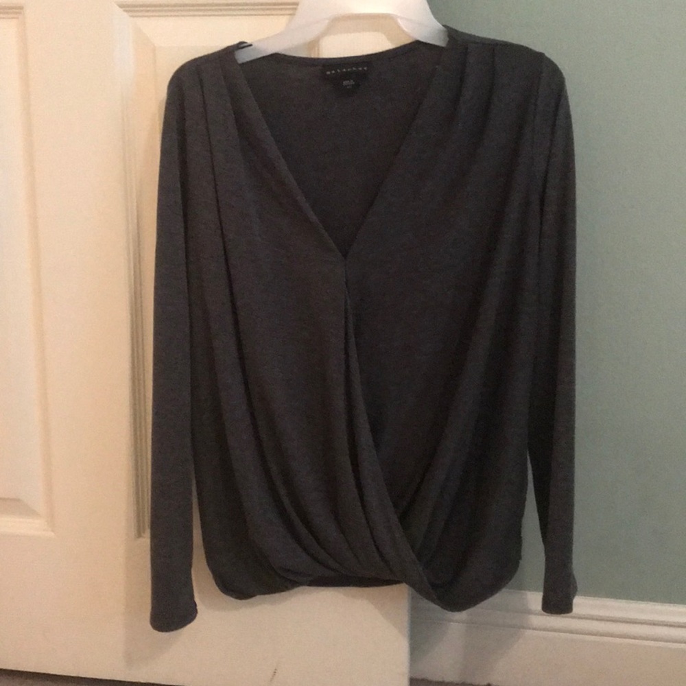 Grey crossing shirt